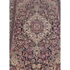 3x5-malayer-antique-rug-pattern-detail-4 {image_id: crop_3, image_type: detail_photo, alt_text: Detail view of the bottom left corner of the rug, showing fringe and border intricate patterns.}