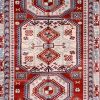 6′ x 8′ Red Fine Hand-Knotted Turkish Kazak Rug – Traditional Wool