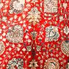 7′ x 9′ Red Fine Hand-Knotted Persian Tabriz Rug – Traditional Wool