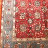 7′ x 9′ Red Fine Hand-Knotted Persian Tabriz Rug – Traditional Wool