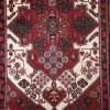 4′ x 10′ Red Fine Hand-Knotted Persian Hamadan Runner – Traditional Wool - 1 4′ x 10′ Red Fine Hand-Knotted Persian Hamadan Runner – Traditional Wool