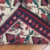 4′ x 5′ Persia Ivory Red Seneh Kilim Rug Traditional Flatwoven Wool