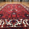 7′ x 10′ Red Fine Hand-Knotted Persian Bakhtiari Rug – Traditional Wool