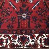 7′ x 10′ Red Fine Hand-Knotted Persian Bakhtiari Rug – Traditional Wool