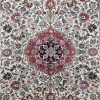 7′ x 10′ Green Fine Hand-Knotted Persian Tabriz Rug – Traditional Wool
