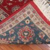9′ x 13′ Pakistani Kashan Design Rug – Red & Navy Traditional Hand-Knotted Wool - 4 9′ x 13′ Pakistani Kashan Design Rug – Red & Navy Traditional Hand-Knotted Wool