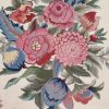4′ x 6′ Cream Floral Handmade Needlepoint Rug – Chinese Aubusson Style Wool - 3 4′ x 6′ Cream Floral Handmade Needlepoint Rug – Chinese Aubusson Style Wool