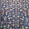 8′ x 18′ Antique Persian Karajeh Tree of Life Rug – Traditional Floral Design, Deep Navy & Ivory