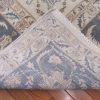 9′ x 12′ Pakistan Handmade Oriental Rug – Traditional Tabriz Floral Design, Ivory & Soft Blue