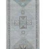 3′ x 13′ Beige Fine Hand-Knotted Afghan Oushak Runner Rug – Transitional Wool