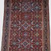 9′ x 12′ Red Fine Hand-Knotted Semi-antique Persian Mahal – Traditional Wool