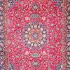 12′ x 17′ Red Fine Hand-Knotted Vintage Persian Mashad – Traditional Wool