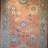 11′ x 14′ Coral Fine Hand-Knotted New Turkish Oushak Rug – Traditional Wool