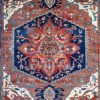 13′ x 16′ Red Fine Hand-Knotted Antique Persian Serapi – Traditional Wool