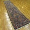 3′ x 15′ Tribal Handmade Persian Heriz Runner – Traditional Geometric Style, Navy & Rust - 2 3′ x 15′ Tribal Handmade Persian Heriz Runner – Traditional Geometric Style, Navy & Rust