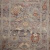 9′ x 10′ Blue Fine Hand-Knotted Turkish Oushak Rug – Traditional Wool