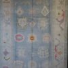 7′ x 10′ Light Blue Fine Hand-Knotted New Turkish Oushak Rug – Traditional Wool