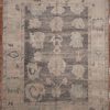 9′ x 12′ Beige Fine Hand-Knotted Turkish Oushak Rug – Traditional Wool