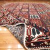 11′ x 14′ Multi-Color Fine Hand-Knotted Semi-Antique Persian Bakhtiari Rug – Traditional Wool