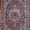 8′ x 11′ Red Fine Hand-Knotted Semi Antique Persian Kerman Rug – Traditional Wool