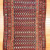 4′ x 16′ Navy Fine Hand-Knotted Antique Persian Kurdish Rug – Tribal Wool