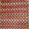4′ x 16′ Navy Fine Hand-Knotted Antique Persian Kurdish Rug – Tribal Wool