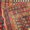4′ x 16′ Navy Fine Hand-Knotted Antique Persian Kurdish Rug – Tribal Wool