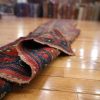 4′ x 16′ Navy Fine Hand-Knotted Antique Persian Kurdish Rug – Tribal Wool