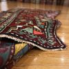 4′ x 8′ Burgundy Fine Hand-Knotted Turkish Oushak Runner Rug – Traditional Wool