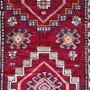 4′ x 8′ Burgundy Fine Hand-Knotted Turkish Oushak Runner Rug – Traditional Wool