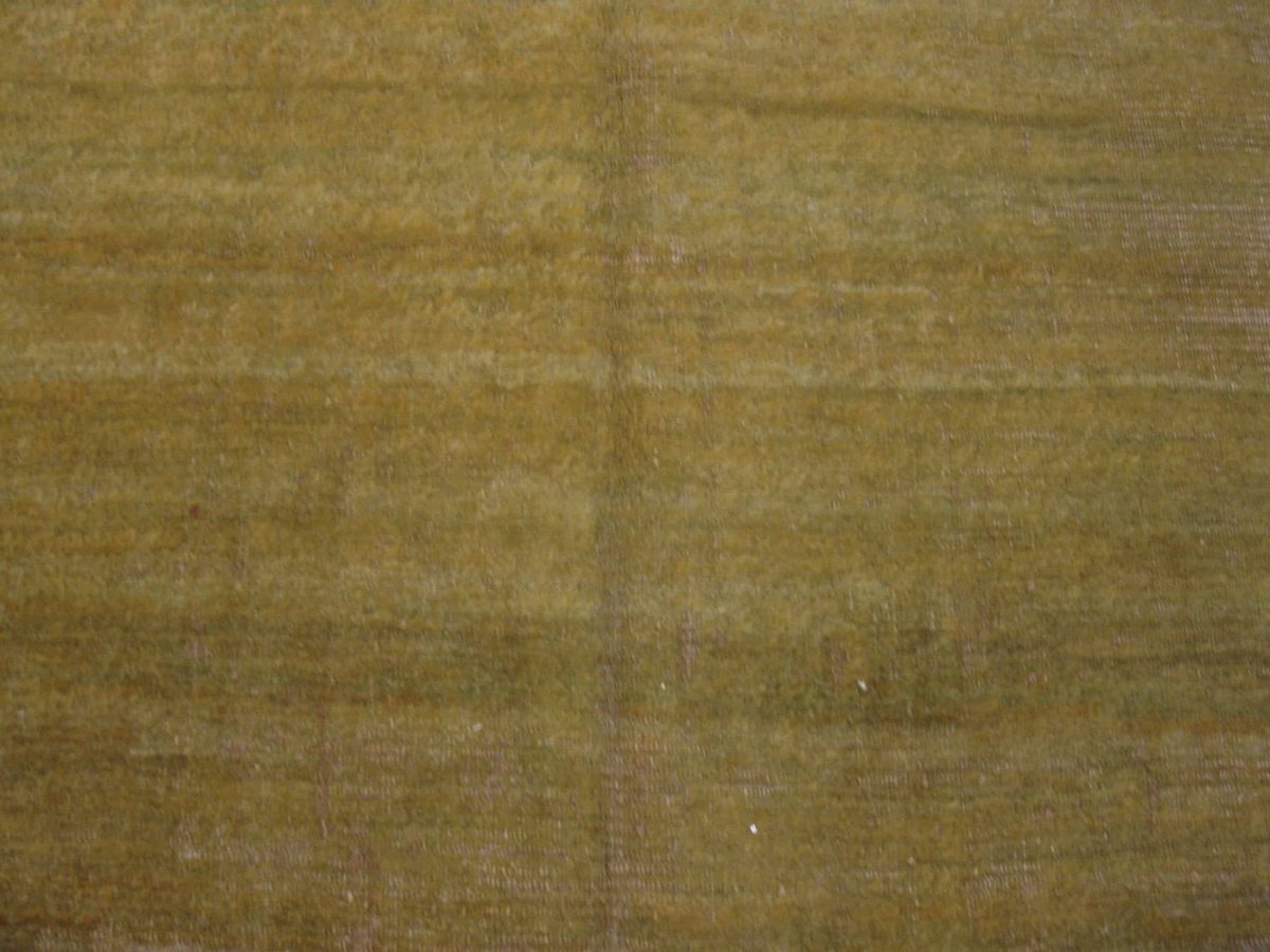 7′ x 10′ Antique Turkish Oushak Rug – Open Field Design, Soft Gold & Pastel Border