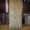 4′ x 13′ Beige Fine Hand-Knotted Vintage Turkish Oushak Runner – Traditional Wool