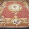 12′ x 15′ Chinese Peach Floral Needlepoint Rug – Traditional Wool