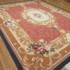 12′ x 15′ Chinese Peach Floral Needlepoint Rug – Traditional Wool