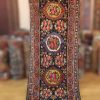4′ x 14′ Red Fine Hand-Knotted Semi-Antique Persian Bakhtiari Runner – Traditional Wool