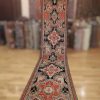 3′ x 19′ Red Fine Hand-Knotted Semi-Antique Caucasian Karabagh Runner – Traditional Wool