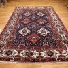10′ x 13′ Red Fine Hand-Knotted Persian Bakhtiari Rug – Traditional Wool - 1 10′ x 13′ Red Fine Hand-Knotted Persian Bakhtiari Rug – Traditional Wool