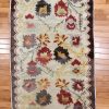 3′ x 6′ Ivory Fine Hand-Knotted Turkish Oushak Rug – Vintage Floral Wool