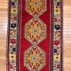 4′ x 10′ Red Fine Hand-Knotted Turkish Karabagh Runner – Traditional Wool