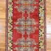 5′ x 11′ Red Fine Hand-Knotted Turkish Oushak Runner – Traditional Wool