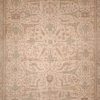 12′ x 18′ Beige Fine Hand-Knotted Pakistan Oushak Rug – Traditional Wool