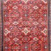 11′ x 17′ Red Fine Hand-Knotted Persian Mahal Rug – Traditional Wool
