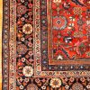 11′ x 17′ Red Fine Hand-Knotted Persian Mahal Rug – Traditional Wool