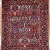 10′ x 13′ Large Brick Red Hand-Knotted Semi-Antique Persian Bakhtiari Rug – Traditional Wool