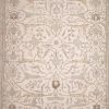 12′ x 15′ Ivory Fine Hand-Knotted Afghan Oushak Rug – Traditional Wool 12′ x 15′ Ivory Fine Hand-Knotted Afghan Oushak Rug – Traditional Wool