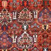 10′ x 13′ Large Brick Red Hand-Knotted Semi-Antique Persian Bakhtiari Rug – Traditional Wool
