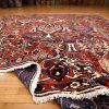 10′ x 13′ Large Brick Red Hand-Knotted Semi-Antique Persian Bakhtiari Rug – Traditional Wool