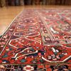 10′ x 13′ Large Brick Red Hand-Knotted Semi-Antique Persian Bakhtiari Rug – Traditional Wool