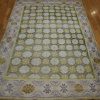 4′ x 7′ Ivory Fine Hand-Knotted Khotan Rug – Traditional Wool
