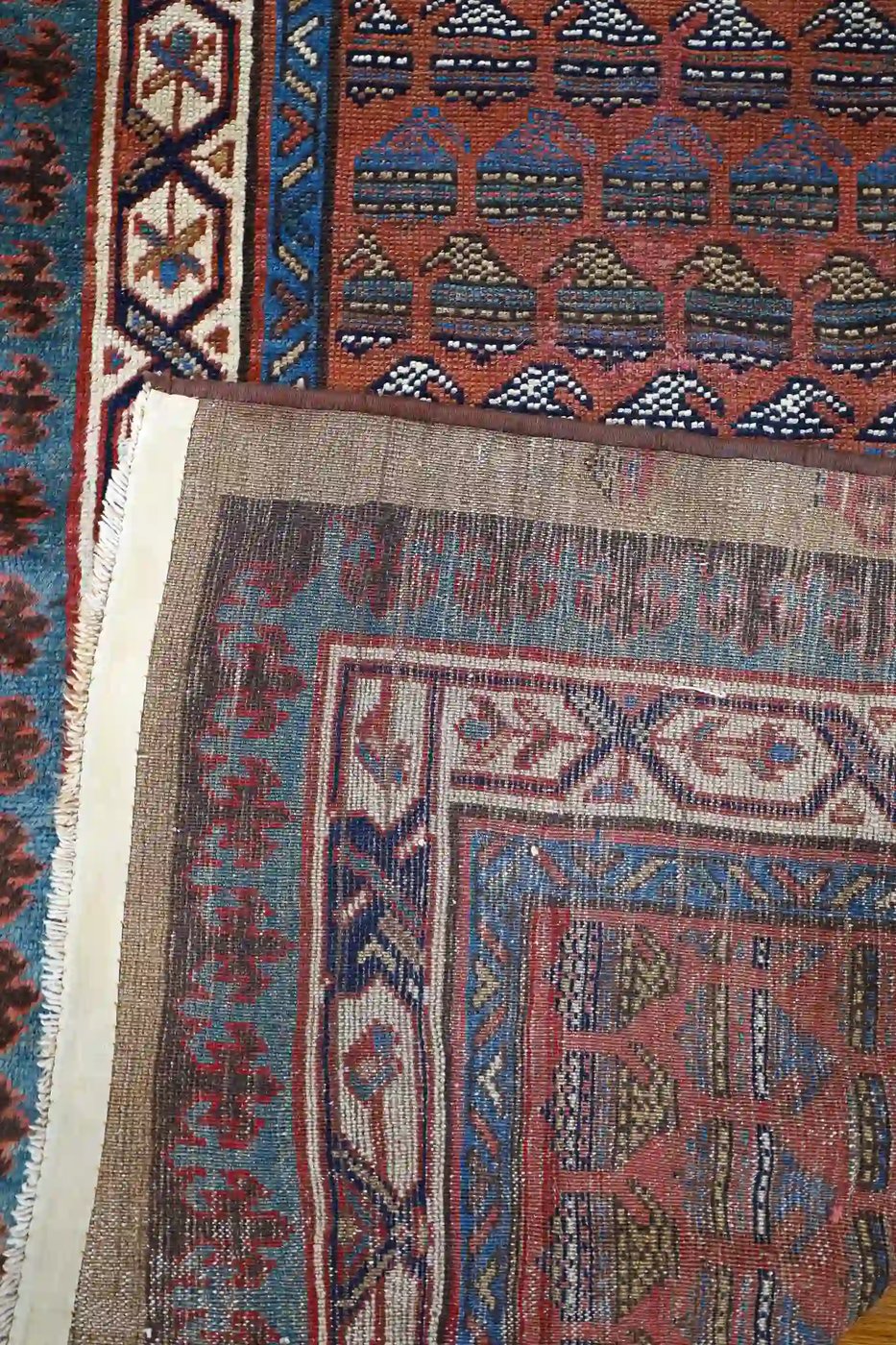 4′ x 9′ Persian Hashtroud(Camel hair) Rust Wool Runner Rug – Traditional Hand Knotted - 7 4′ x 9′ Persian Hashtroud(Camel hair) Rust Wool Runner Rug – Traditional Hand Knotted